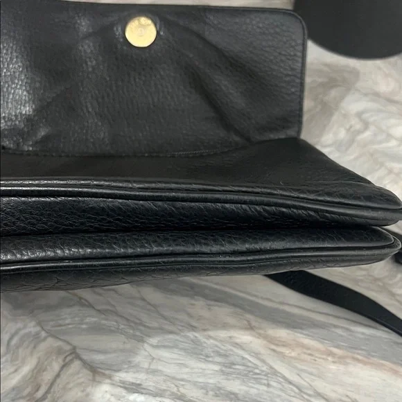 Michael Kors Black Pebbled Leather Crossbody Bag - Picture 10 of 10